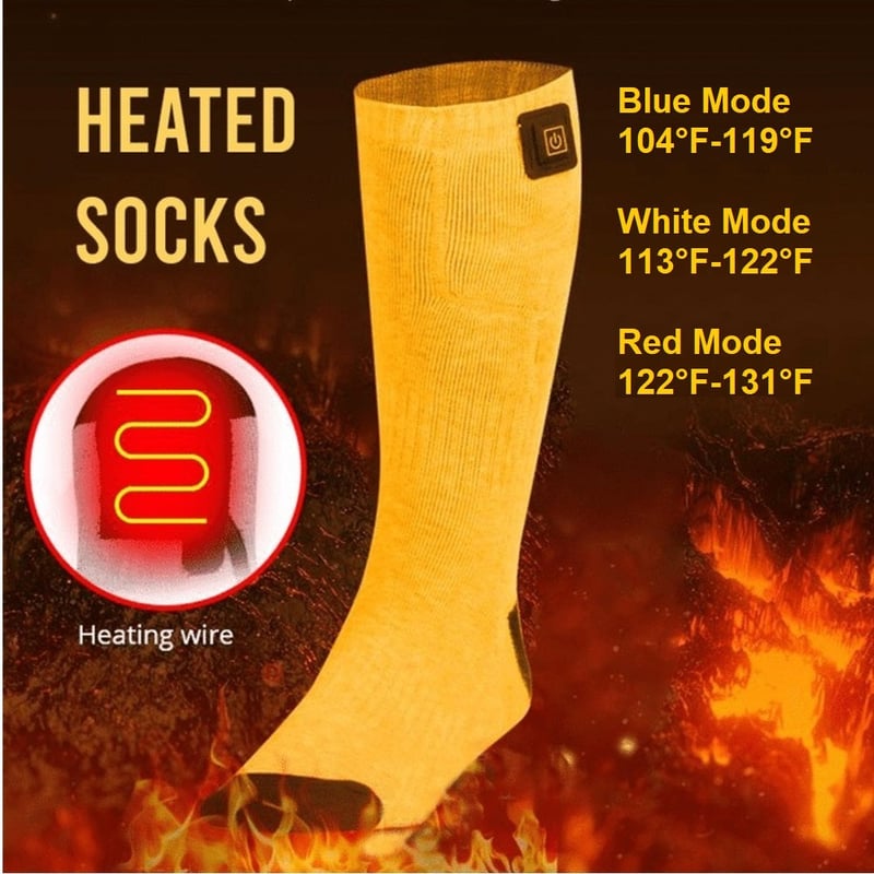 Beheizte Socken mit einstellbarer Temperatur - Unisex