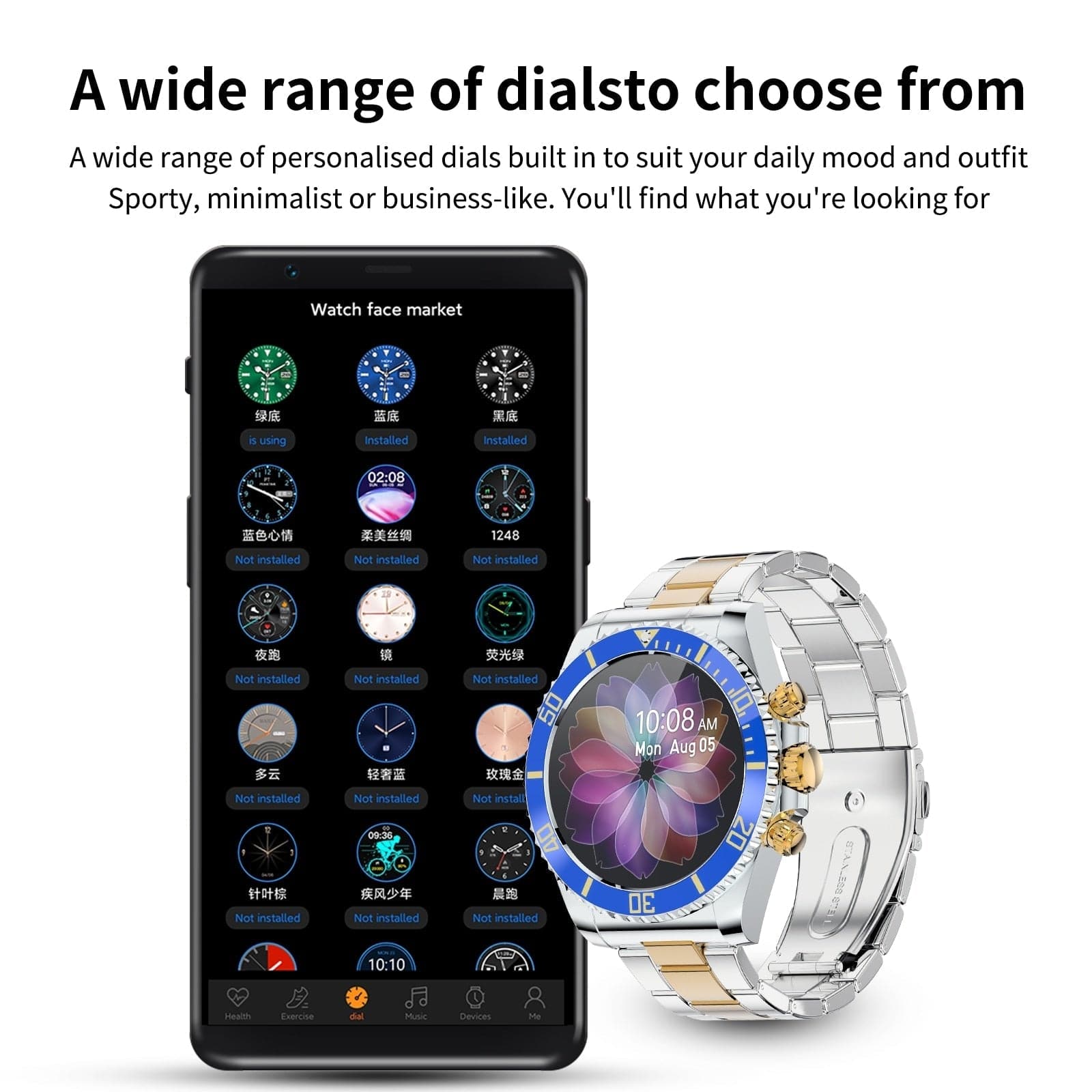 Forca™ - Multifunktionelle Bluetooth Smartwatch